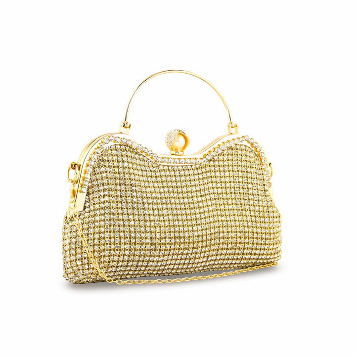 Golden Bridal Clutch P24298