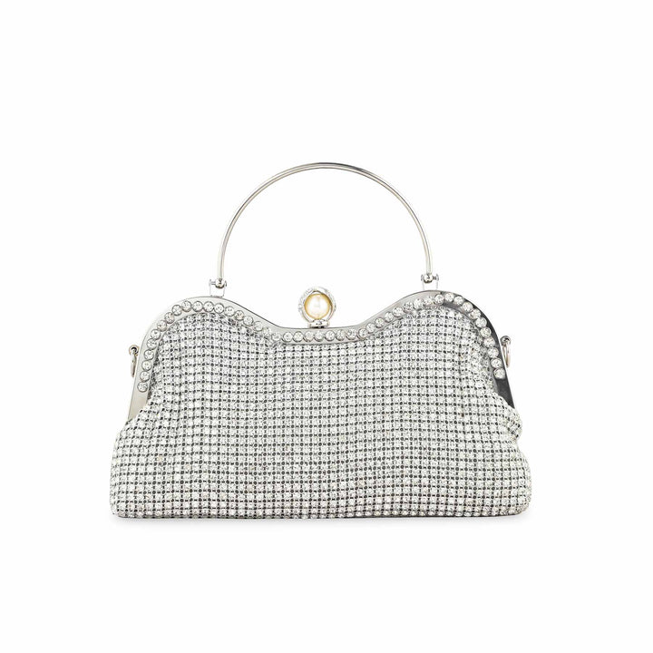 Silver Bridal Clutch P24298