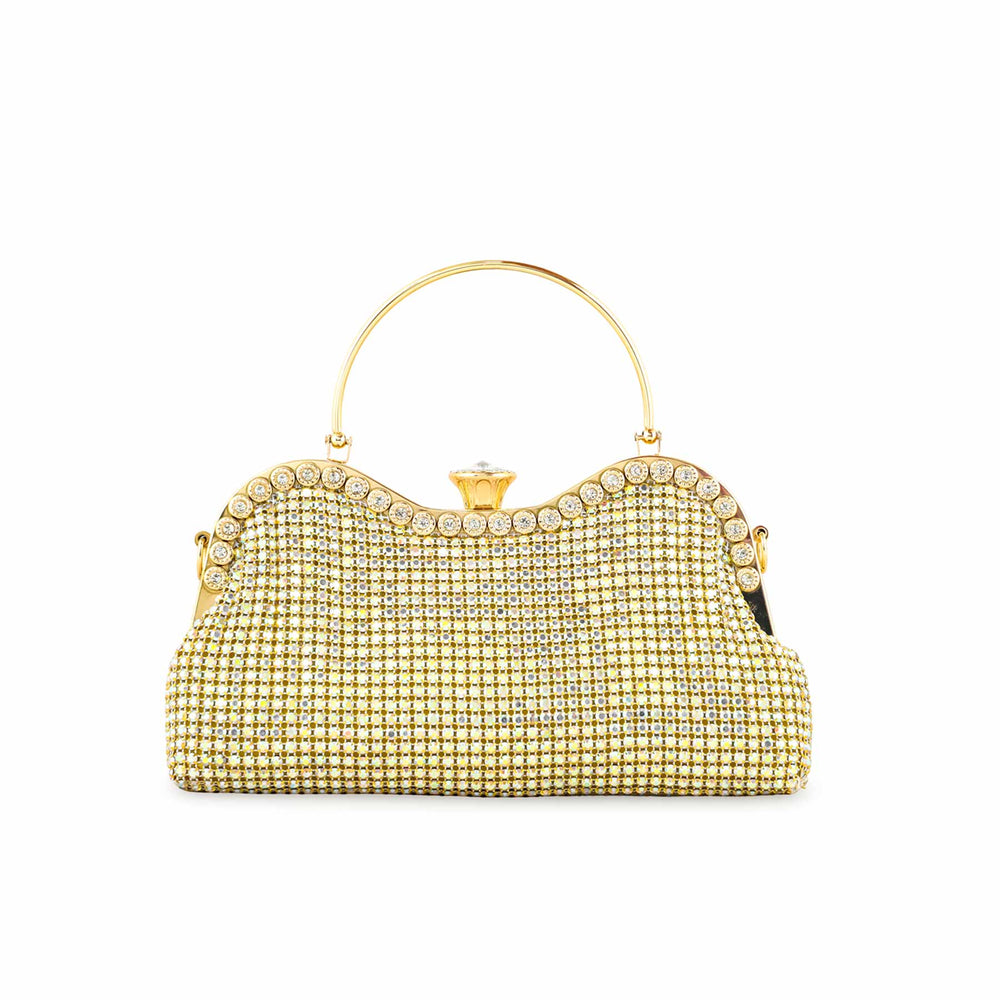 AB Golden Bridal Clutch P24300