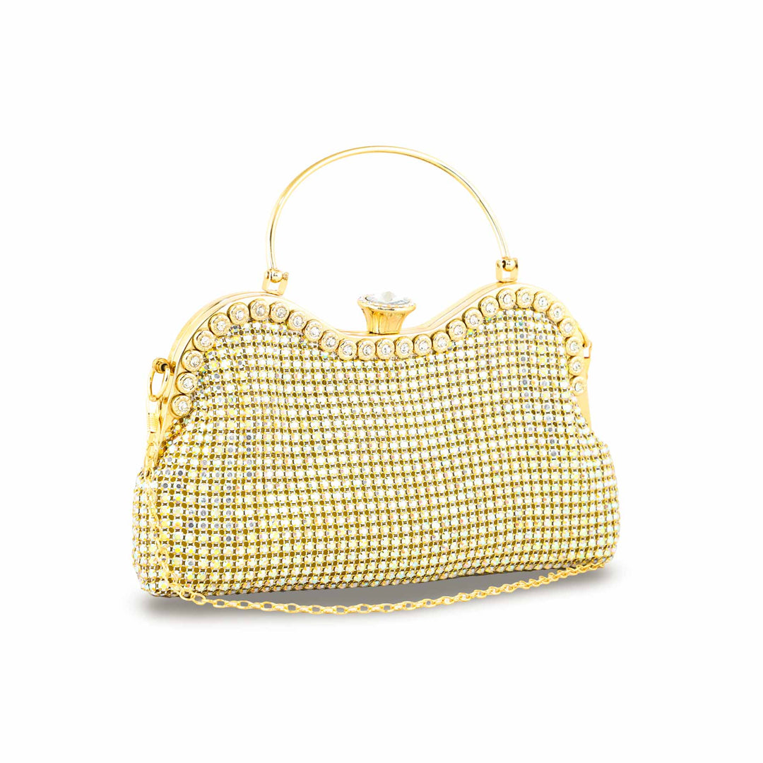 AB Golden Bridal Clutch P24300