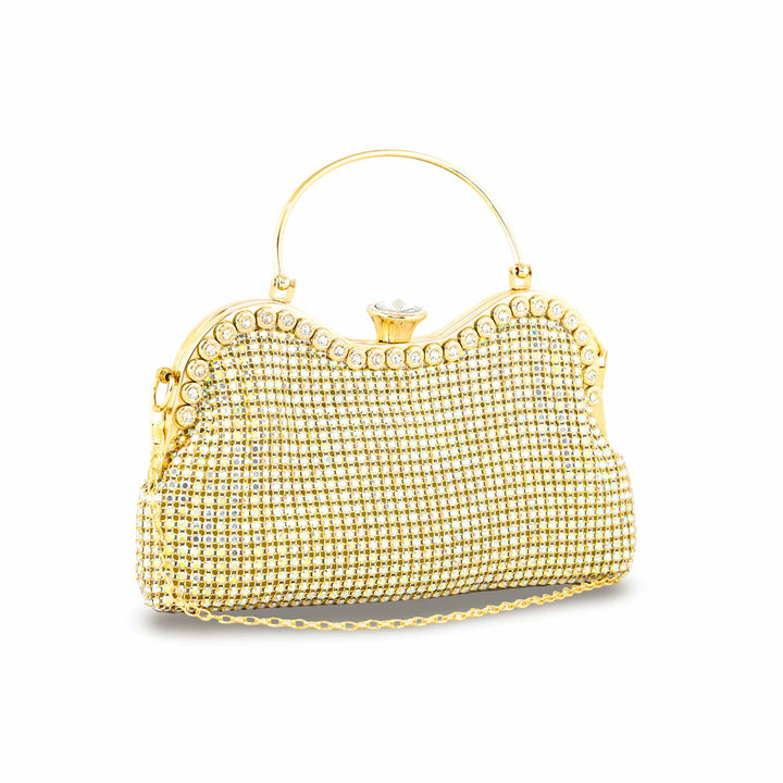 AB Golden Bridal Clutch P24300