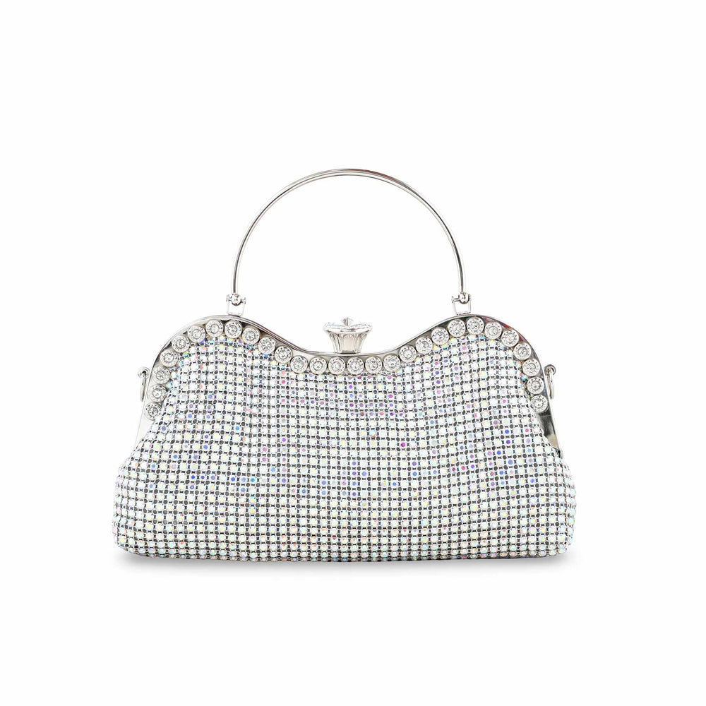 AB Silver Bridal Clutch P24300
