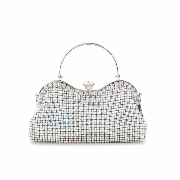 AB Silver Bridal Clutch P24300