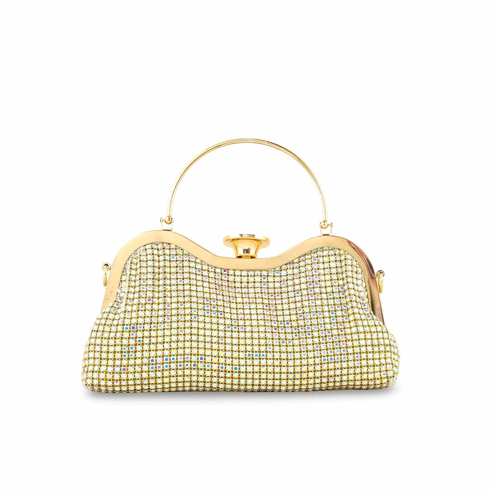 AB Golden Bridal Clutch P24302