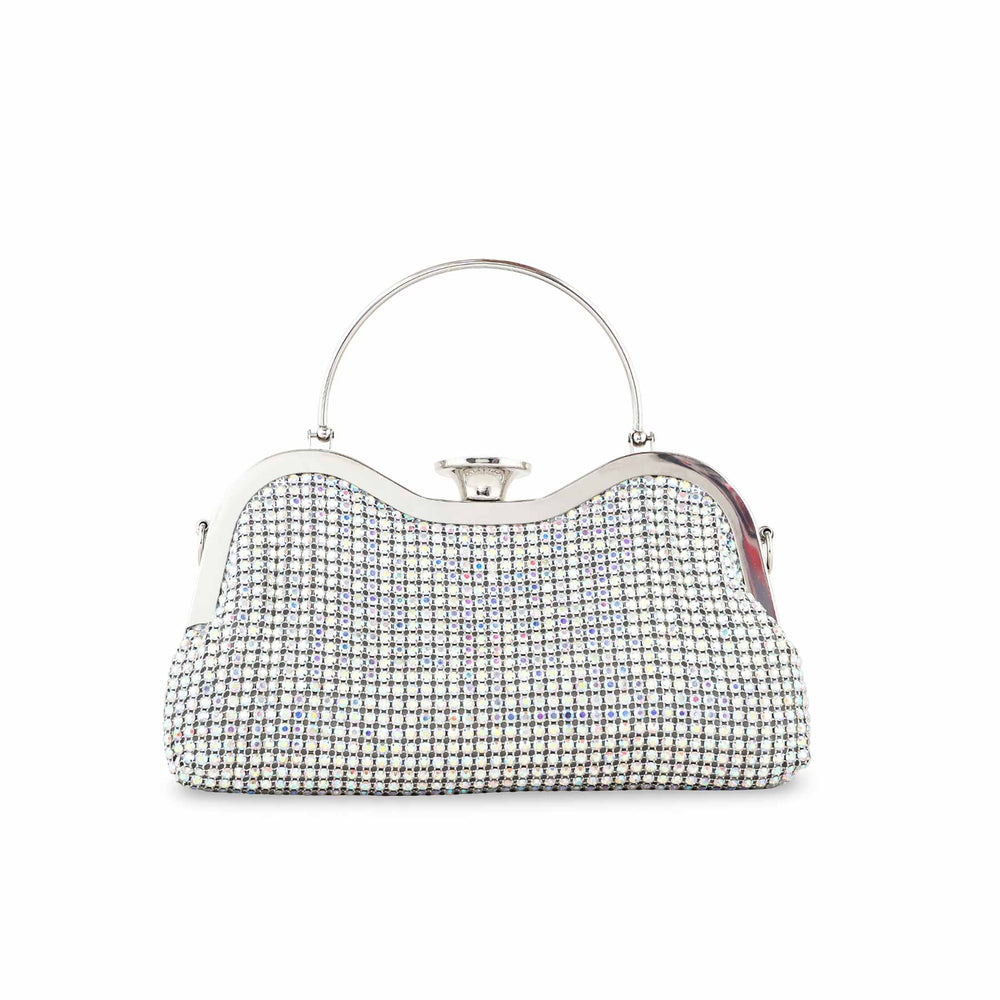 AB Silver Bridal Clutch P24302