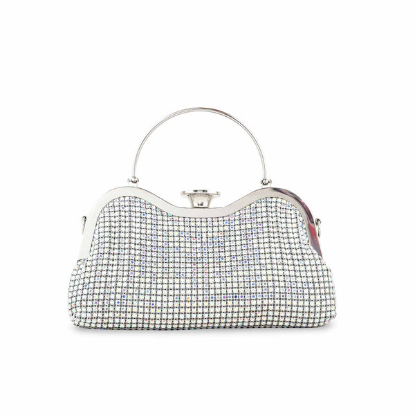 AB Silver Bridal Clutch P24302