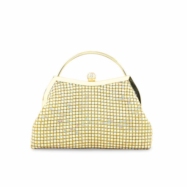 AB Golden Bridal Clutch P24306