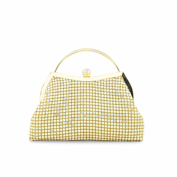 AB Golden Bridal Clutch P24306