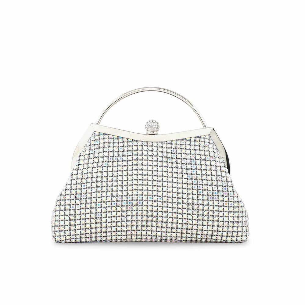 AB Silver Bridal Clutch P24306