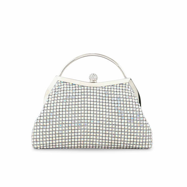AB Silver Bridal Clutch P24306