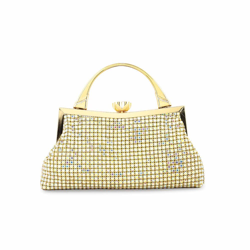 AB Golden Bridal Clutch P24308