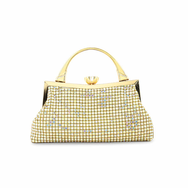 AB Golden Bridal Clutch P24308