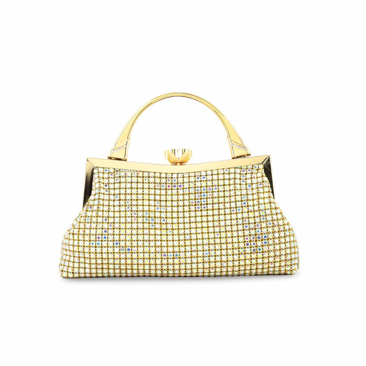 AB Golden Bridal Clutch P24308