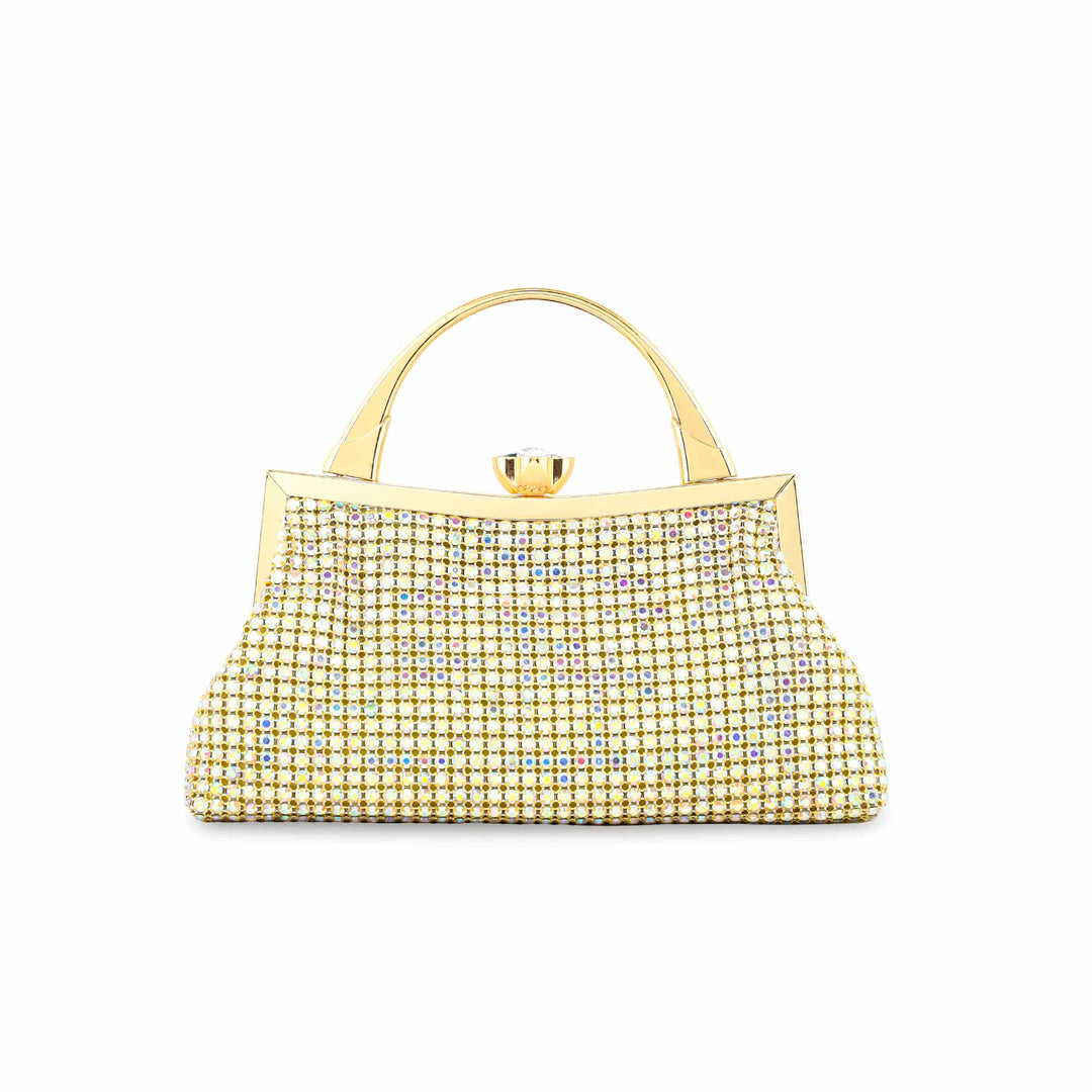 AB Golden Bridal Clutch P24308