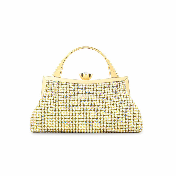 AB Golden Bridal Clutch P24308