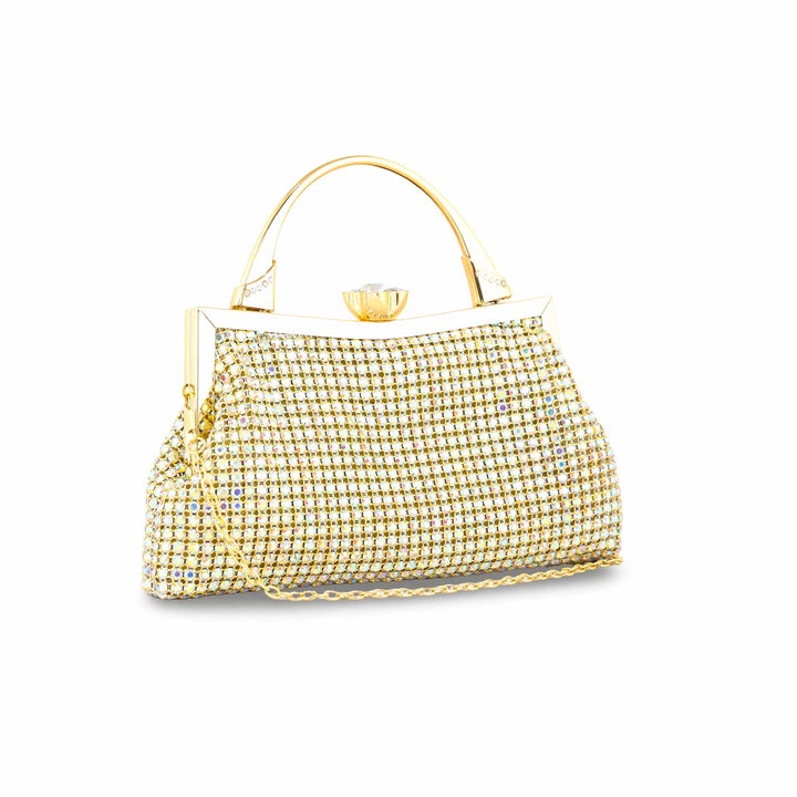 AB Golden Bridal Clutch P24308