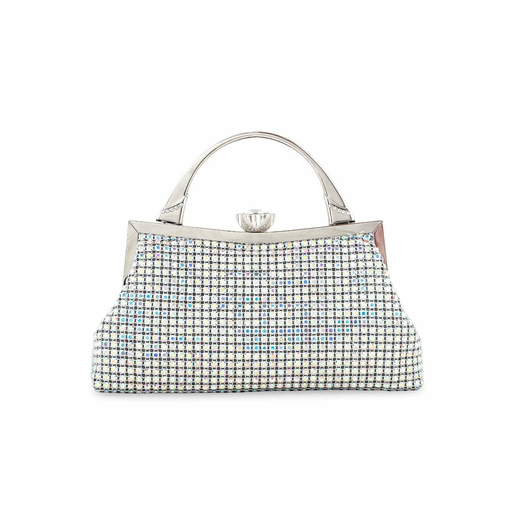 AB Silver Bridal Clutch P24308