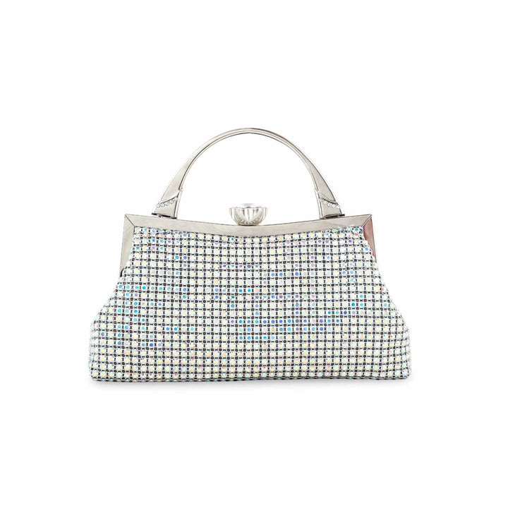 AB Silver Bridal Clutch P24308