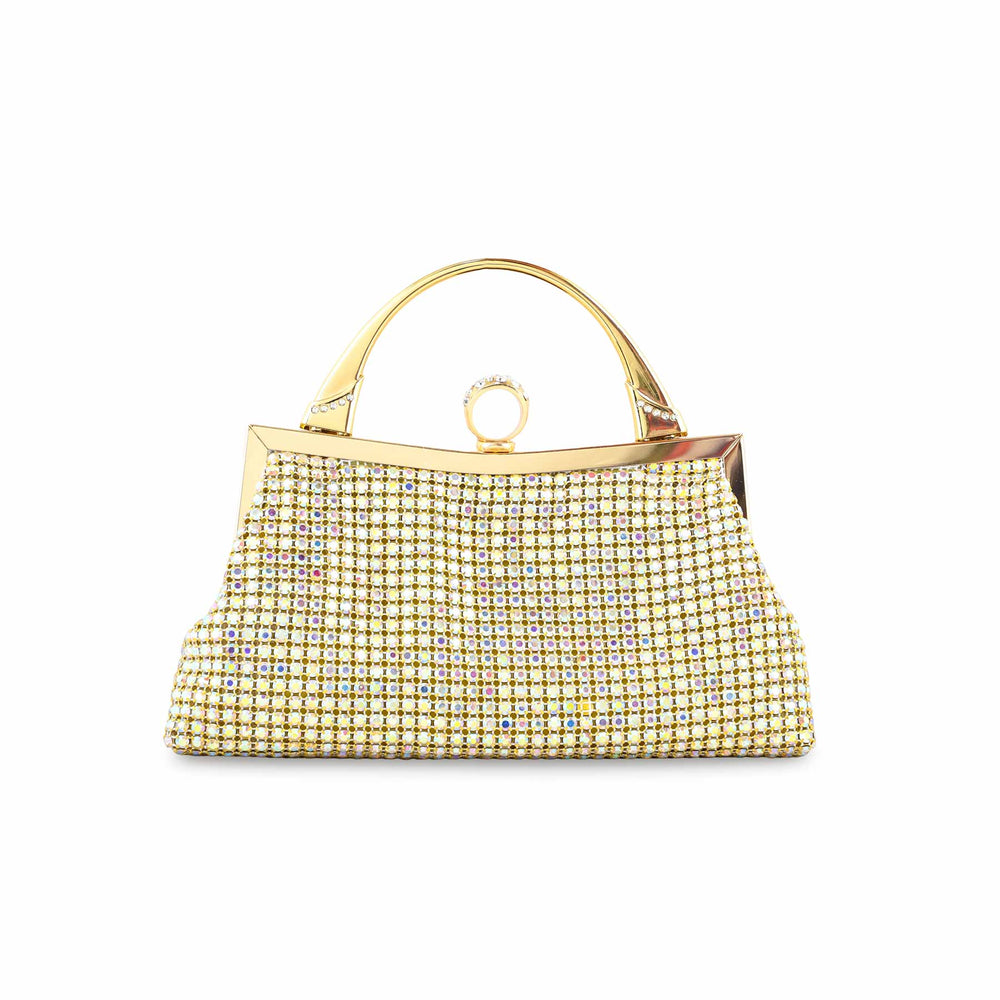 AB Golden Bridal Clutch P24309