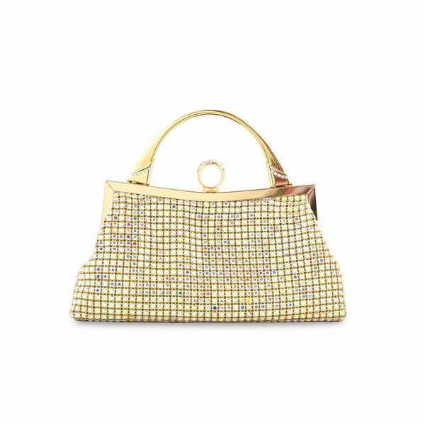 AB Golden Bridal Clutch P24309