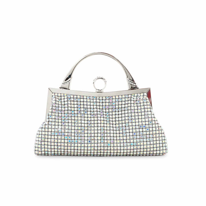 AB Silver Bridal Clutch P24309