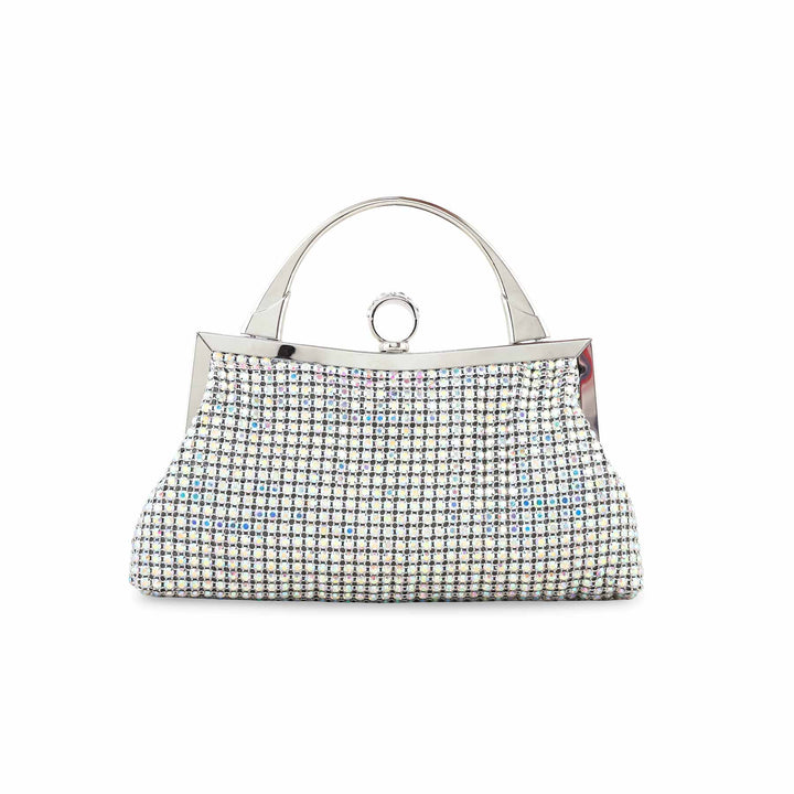 AB Silver Bridal Clutch P24309