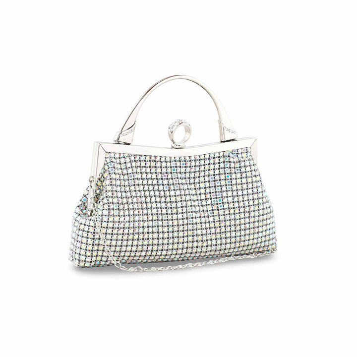AB Silver Bridal Clutch P24309