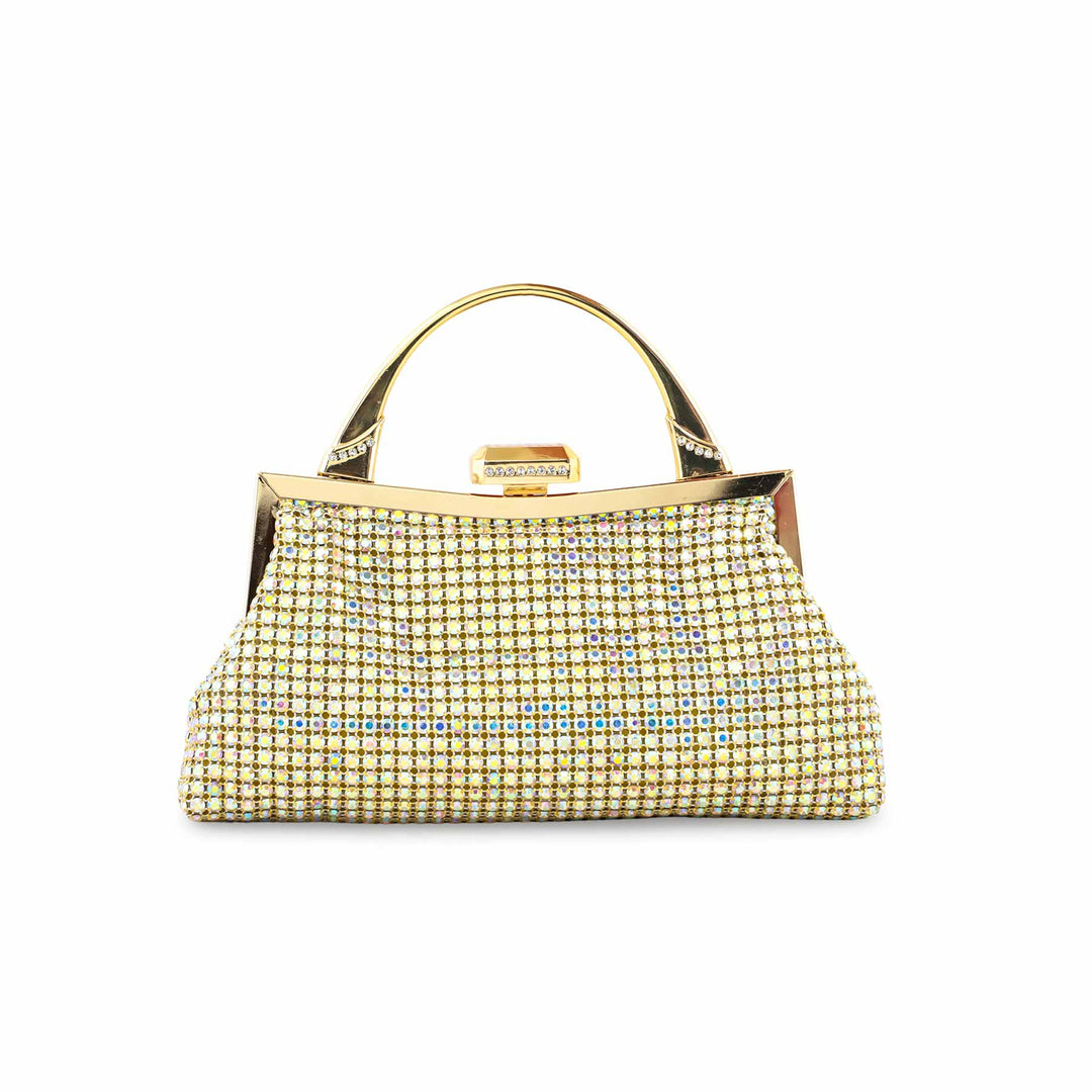 AB Golden Bridal Clutch P24311