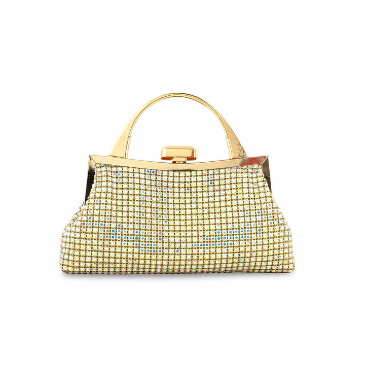 AB Golden Bridal Clutch P24311