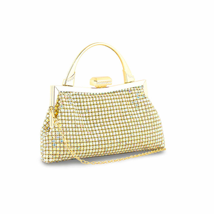 AB Golden Bridal Clutch P24311