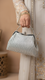 Silver Bridal Clutch P24313
