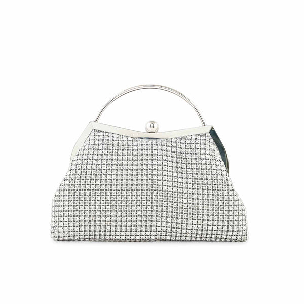 Silver Bridal Clutch P24313