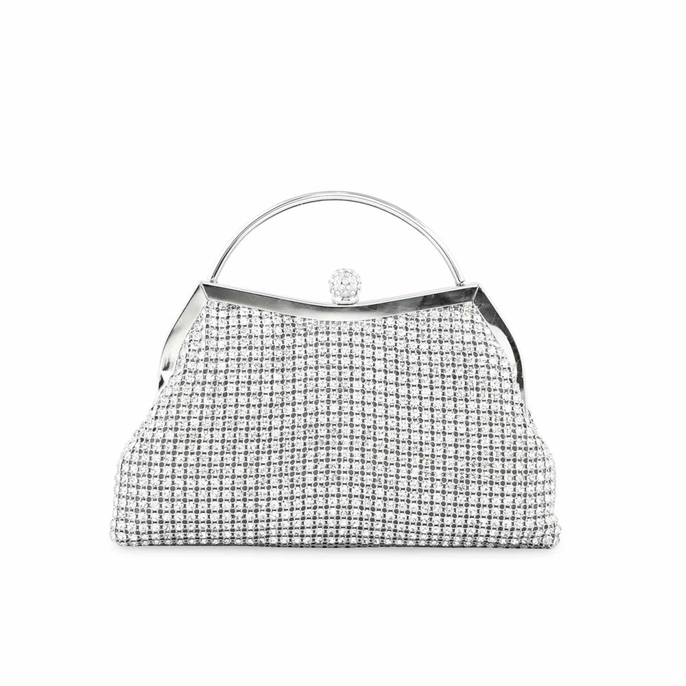 Silver Bridal Clutch P24315
