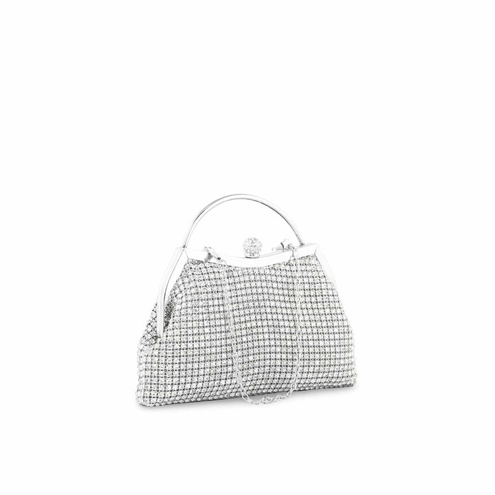 Silver Bridal Clutch P24315