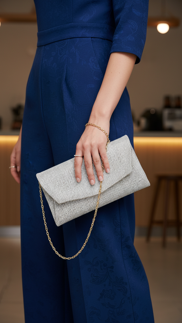 AB Golden Bridal Clutch P24322