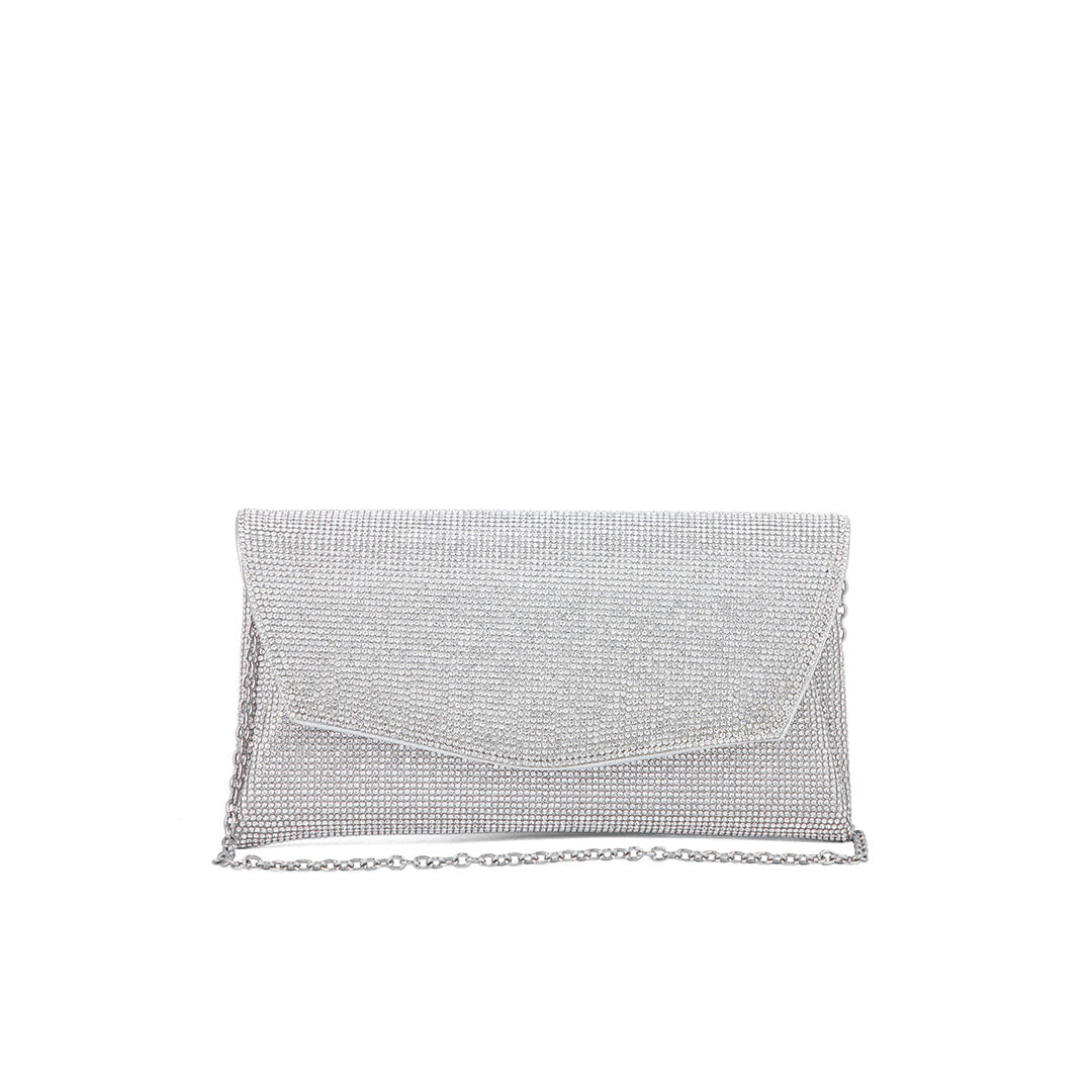 Silver Bridal Clutch P24322