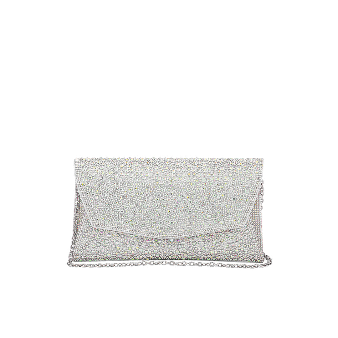 AB Silver Bridal Clutch P24322