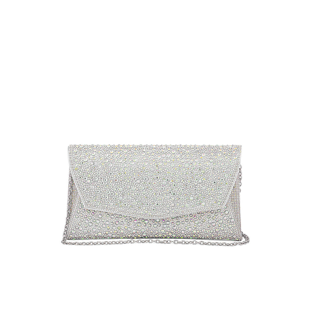 AB Silver Bridal Clutch P24322