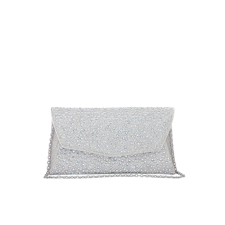 Silver Bridal Clutch P24323