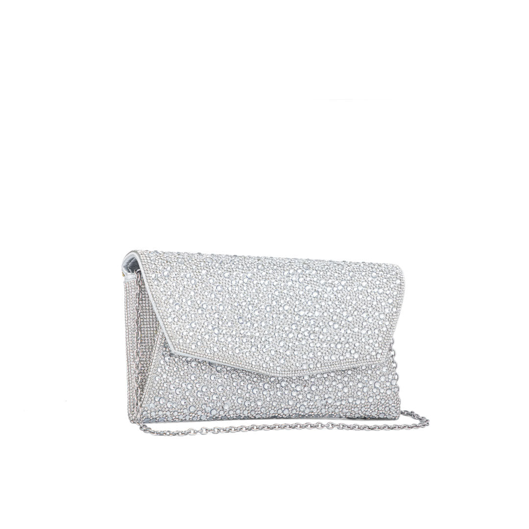 Silver Bridal Clutch P24323