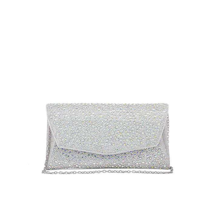 AB Silver Bridal Clutch P24323