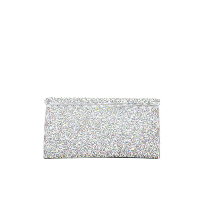 AB Silver Bridal Clutch P24323