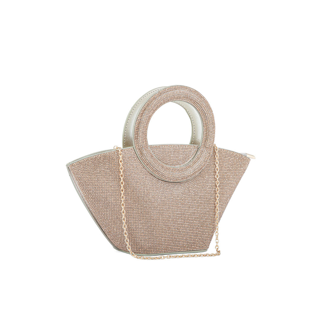 Golden Fancy Hand Bag P24324