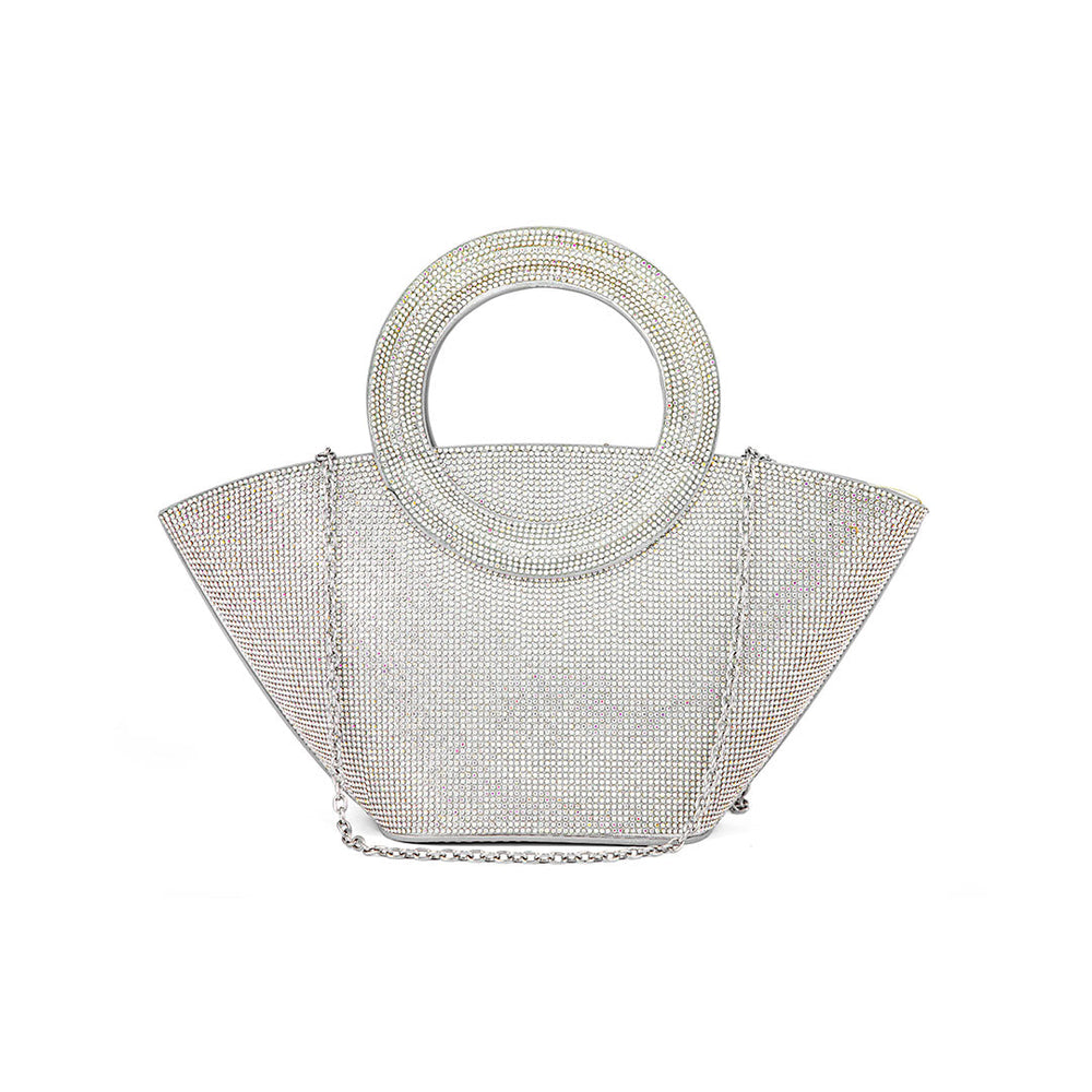 AB Silver Fancy Hand Bag P24324