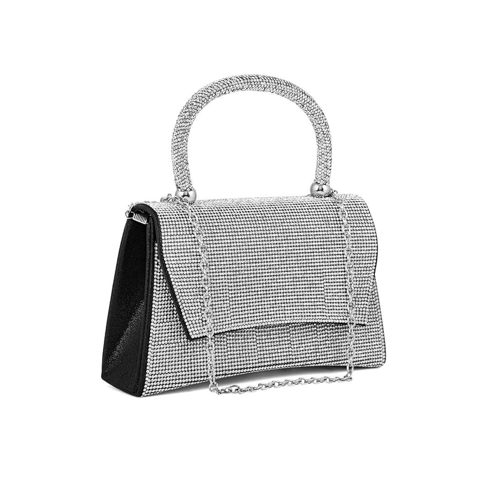 Black Women Fancy Shoulder Bag P24326