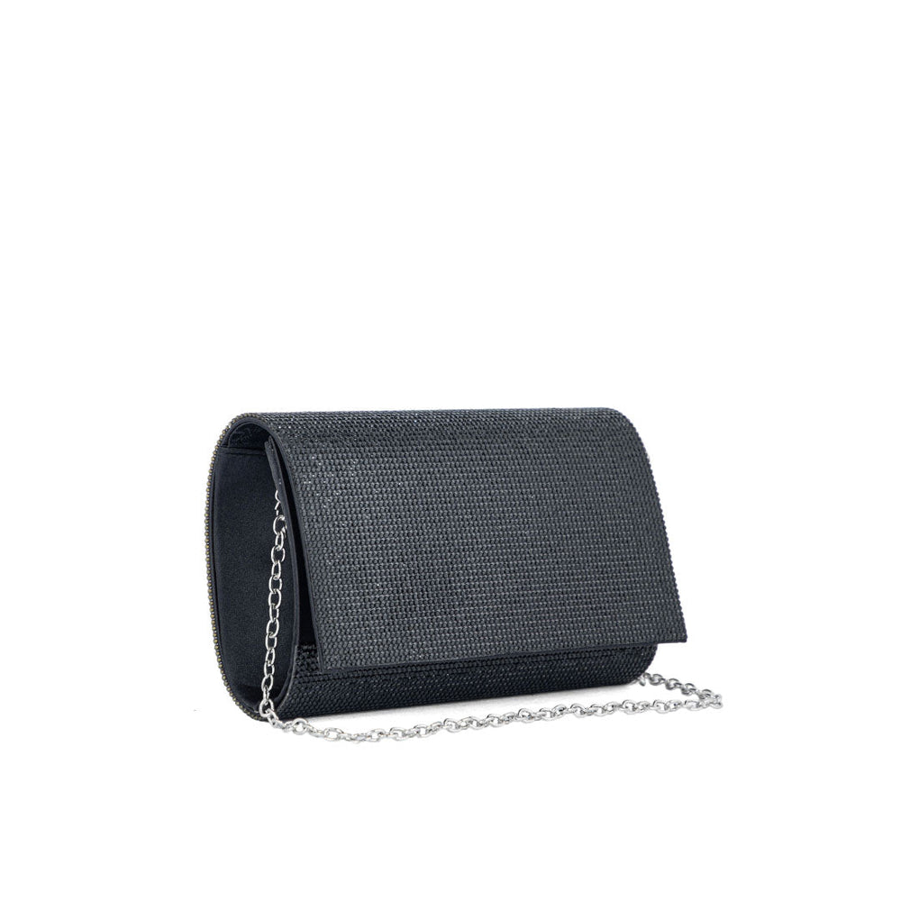 Black Fancy Clutch P24327