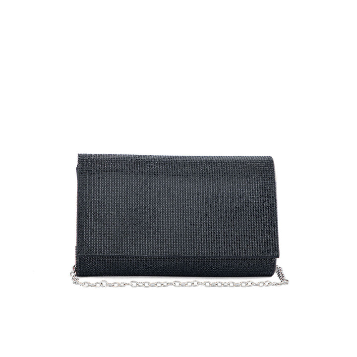 Black Fancy Clutch P24327