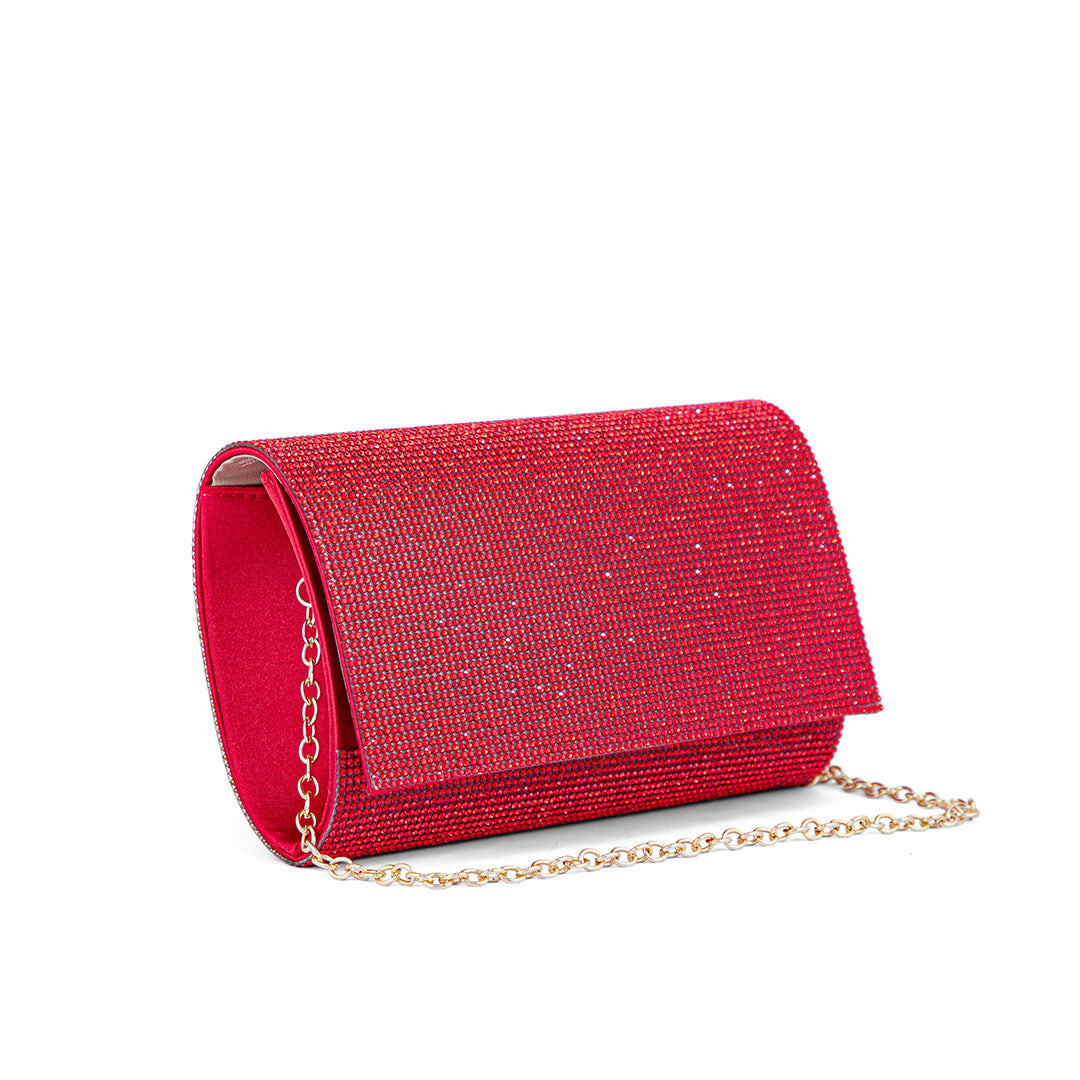 Red Fancy Clutch P24327