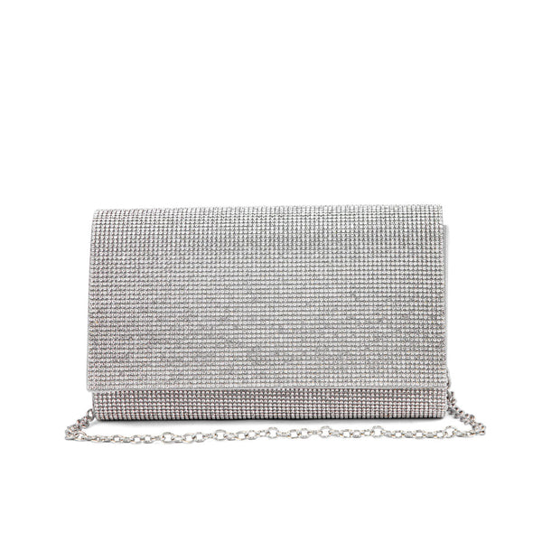 Silver Fancy Clutch P24327