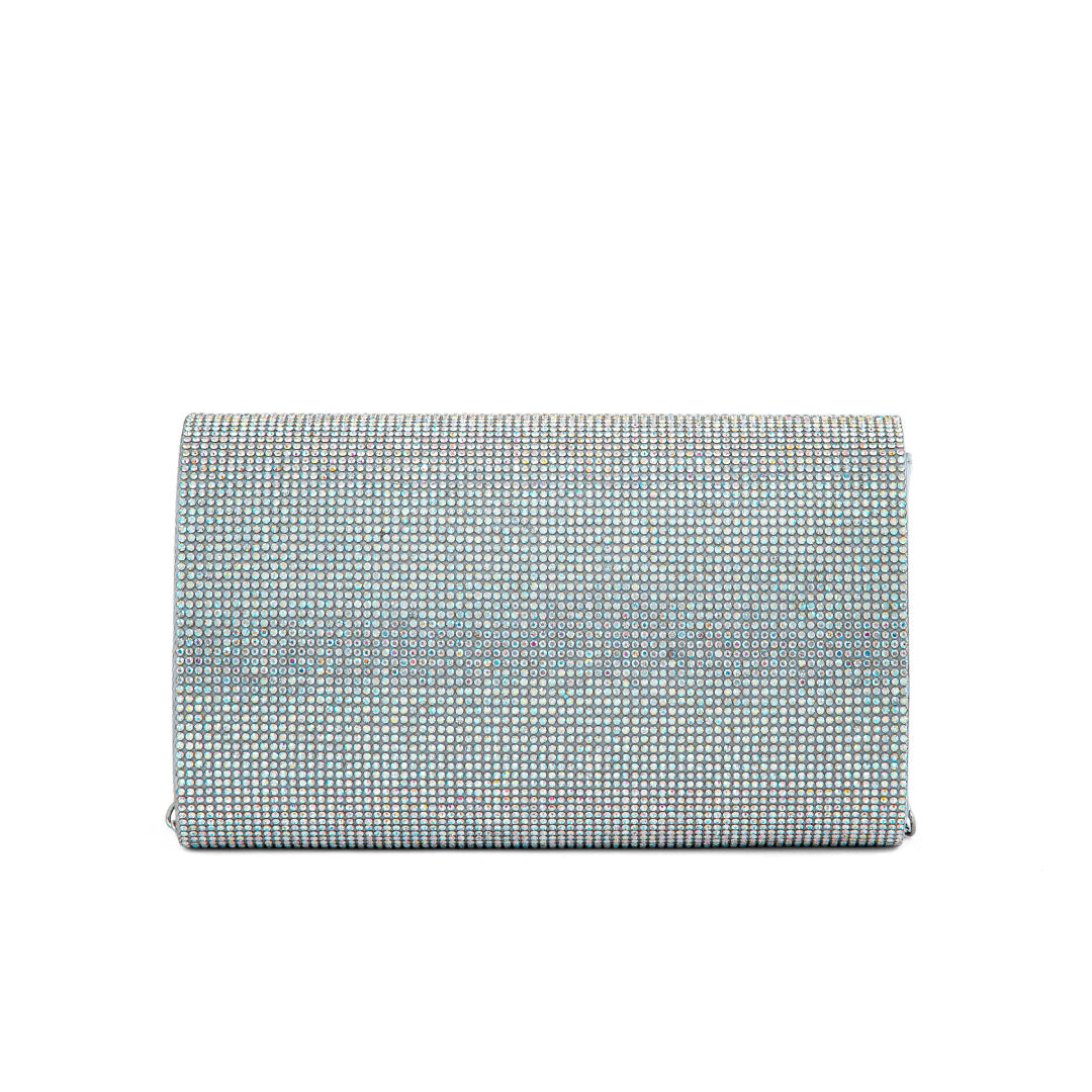AB Silver Fancy Clutch P24327